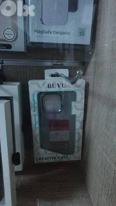 Buvu Creative case iphone 15 pro max Gray-black
