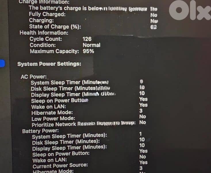 Macbook Pro M1 pro 14.2 1 terra ssd only 126 battery cycle 2