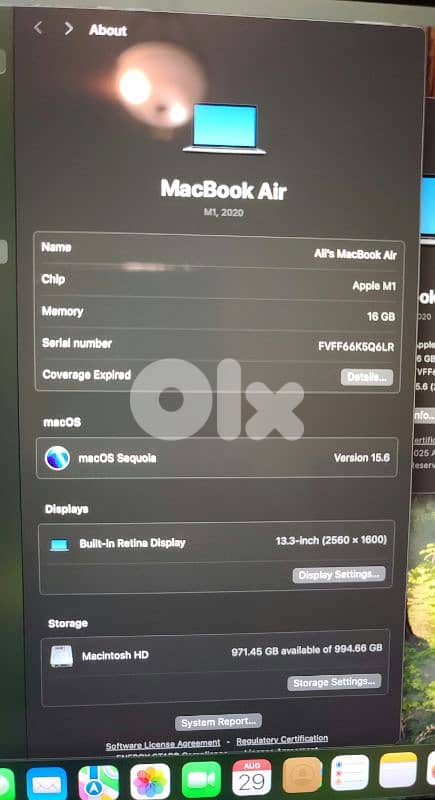 Macbook Air 2020 like new best deal !!! 6
