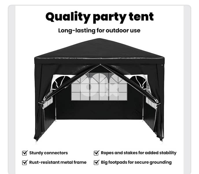 Gaziboo tent 3x4 m heavy duty xxl waterproof 2