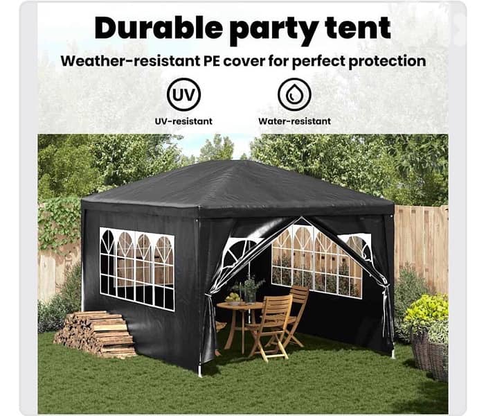 Gaziboo tent 3x4 m heavy duty xxl waterproof 8