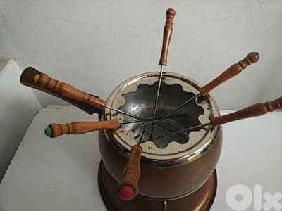 Vintage copper fondue set - Not Negotiable