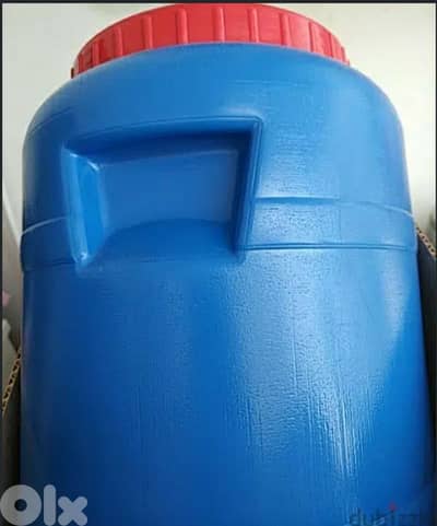 Two plastic jars 5/10L- Not Negotiable