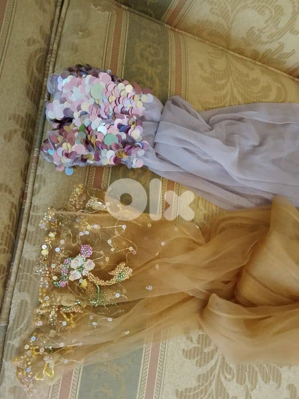 scarves وشاح مطرز 7