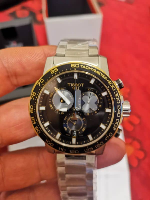 T1256172105100  تيسوت  TISSOT SUPER SPORT / BGR/CHRQ/BICO/BLACK DIAL 4