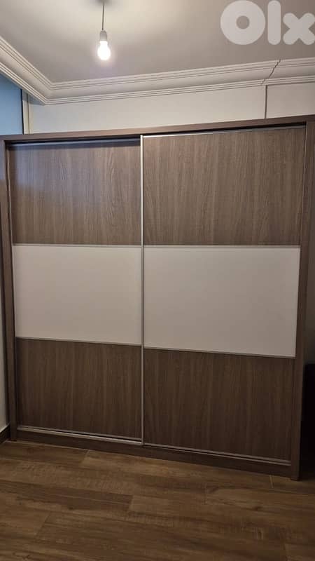 brown and white closet 2