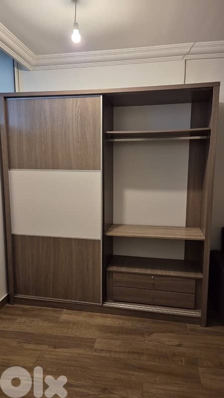 brown and white closet 3