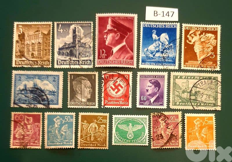 Germany Deutsche Reich x 16 stamps Lot# B-147 0