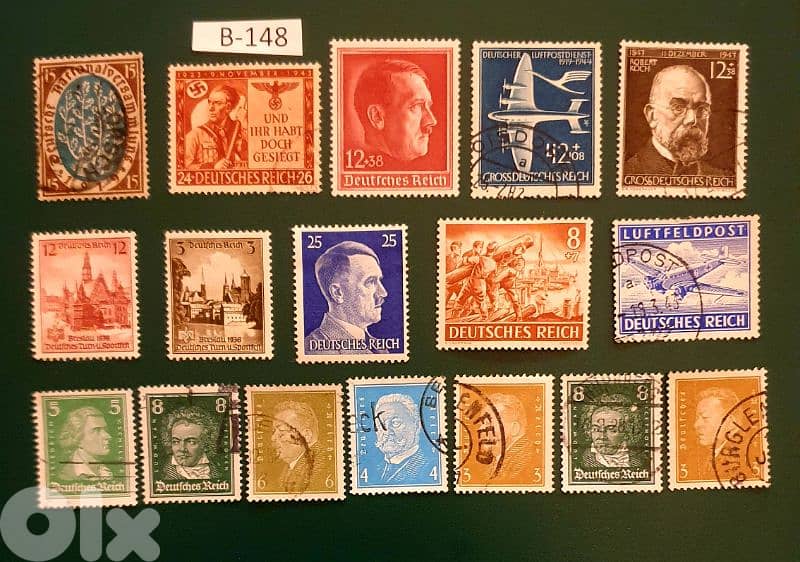 Germany Deutsche Reich x 17 stamps Lot# B-148 0