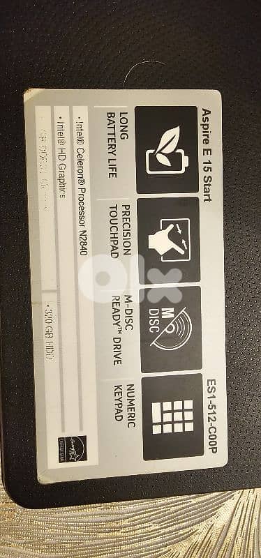 aspire E 15 start 3