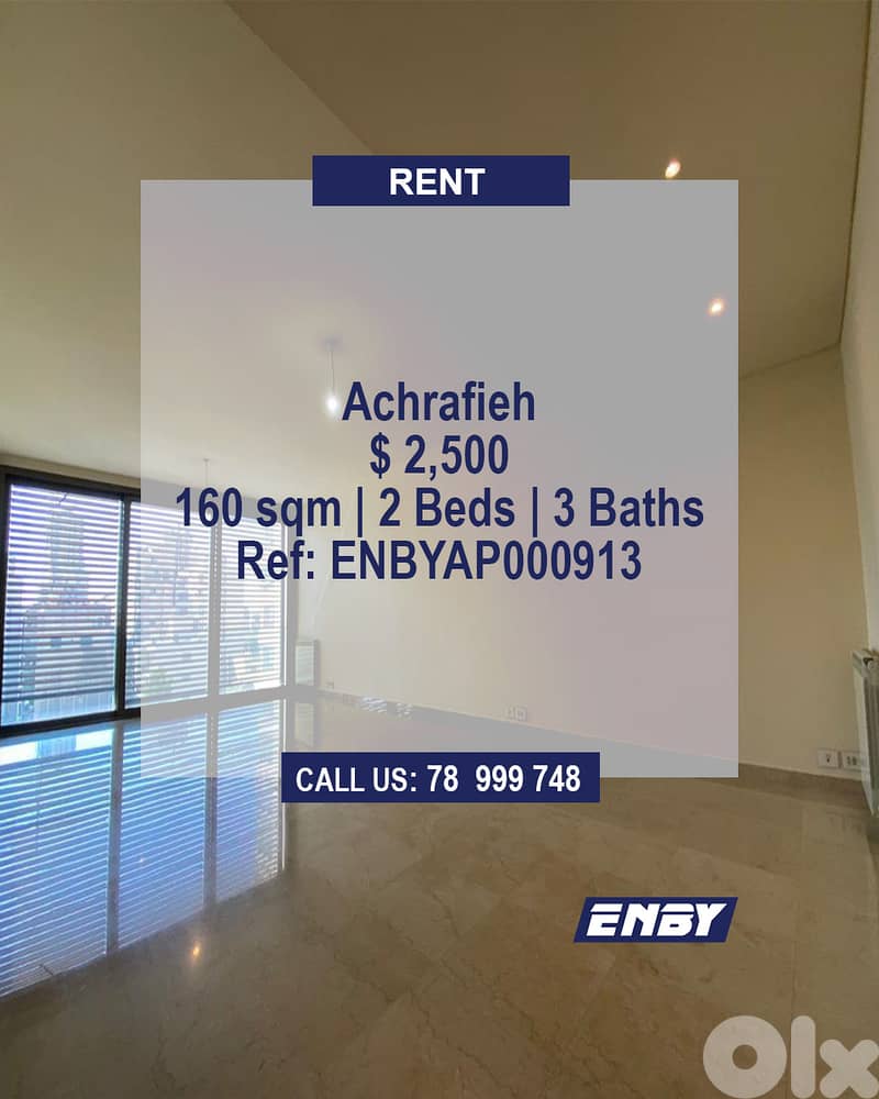 Apartment for rent Achrafieh | Prime Building | Catchy Area 0
