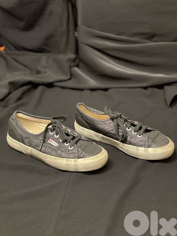Superga Glittery Black 0