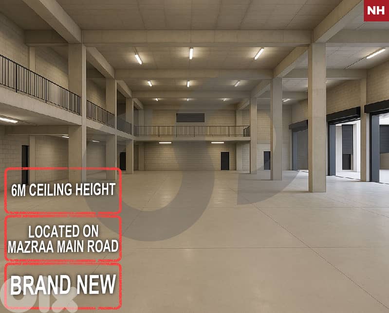 Brand New, main road,  Corniche Mazraa/كورنيش مزرعة REF#NH125339 0
