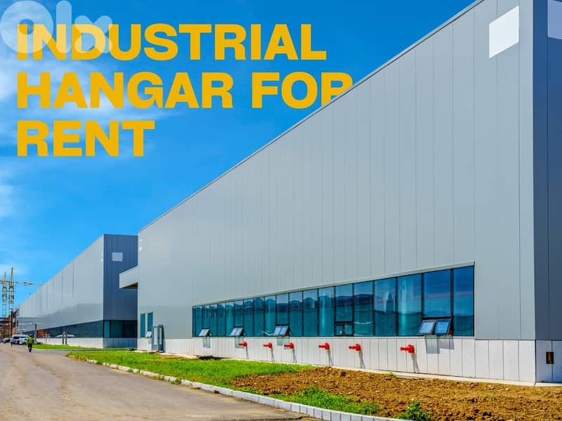 JH25-4347 Hangar warehouse 1,400m2 for rent in Fanar, $ 9,100 cash 0