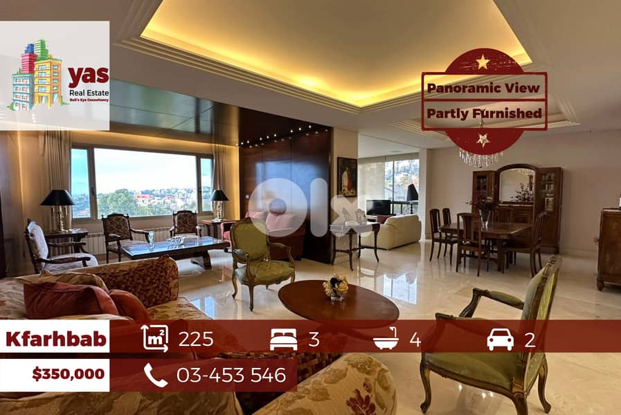 Kfarhbab 225m2 | Partly Furnished | Decorated | Panoramic View | RA/IV 0