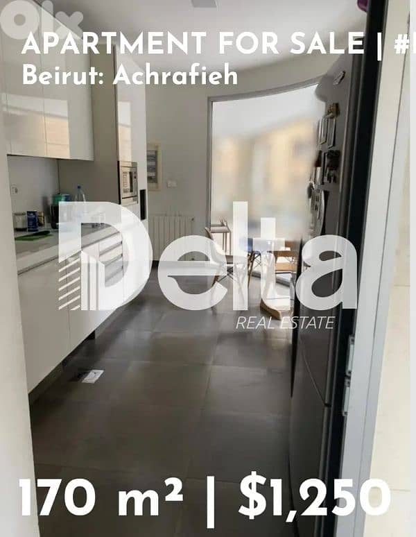 Apartment for Rent in Achrafieh Near Risk Hospital 0