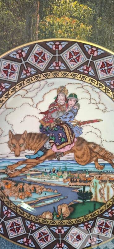 antique porcelaine Russian plate 4