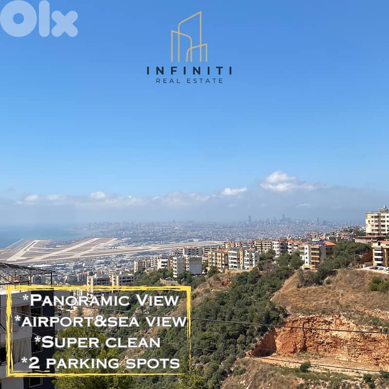 Apartment for sale in Dawhet Aaramoun شقة مميزة للبيع في دوحة عرمون 0