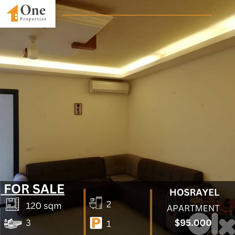 APARTMENT FOR SALE IN HOSRAYEL 0