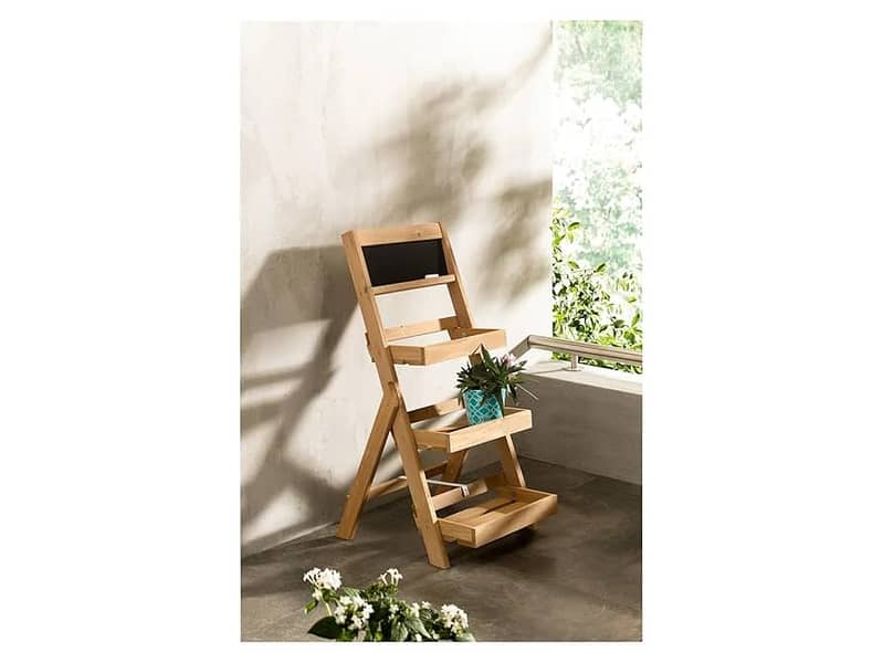 Plant Ladder – 3-Tier Wooden Shelf 1
