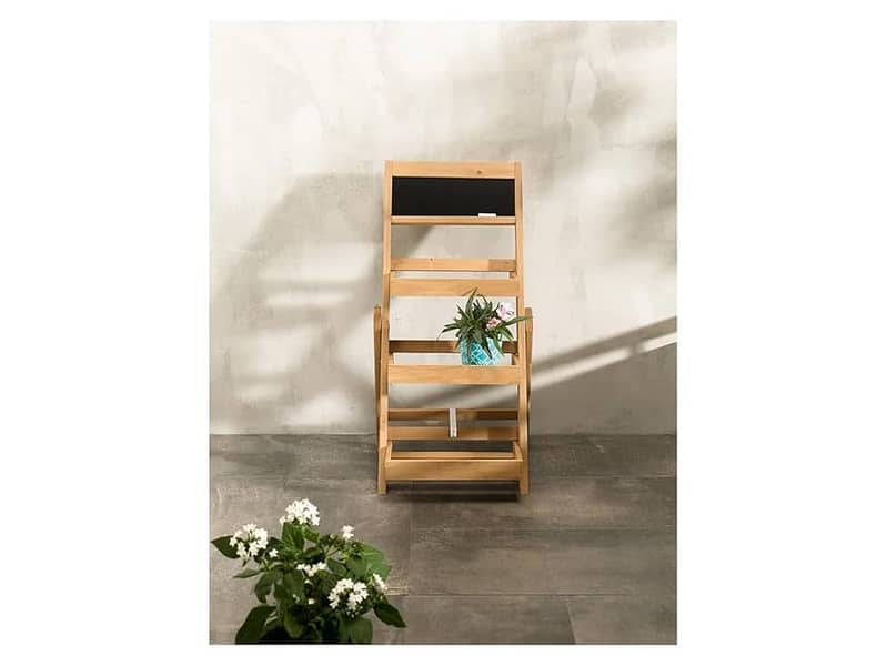 Plant Ladder – 3-Tier Wooden Shelf 2