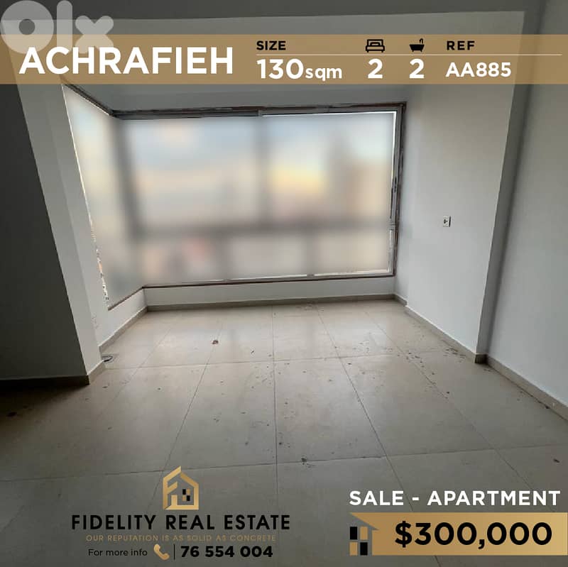 Apartment for sale in Achrafieh AA885 0