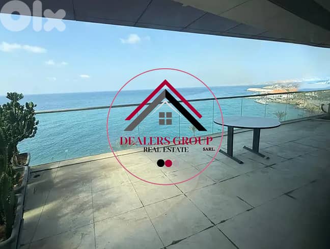 Core & Shell Apartment with Direct Sea View for Sale in Ain Al Mreisse 0