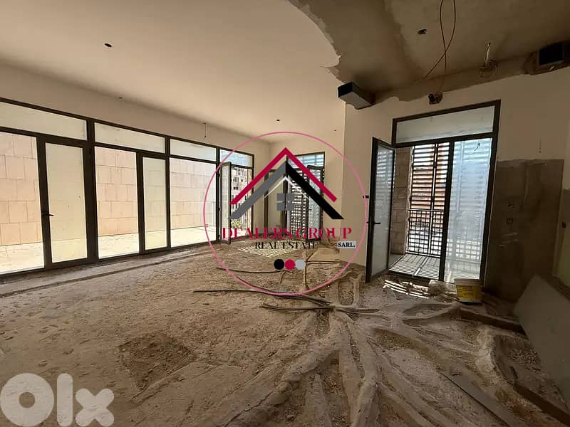 Prime Location Core and Shell apartment for sale in Saifi -Beirut 0