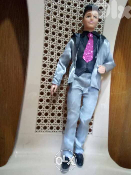 FASHION FAIRYTALE KEN Mattel as new doll flexi body +suit +shoes=18$ 6