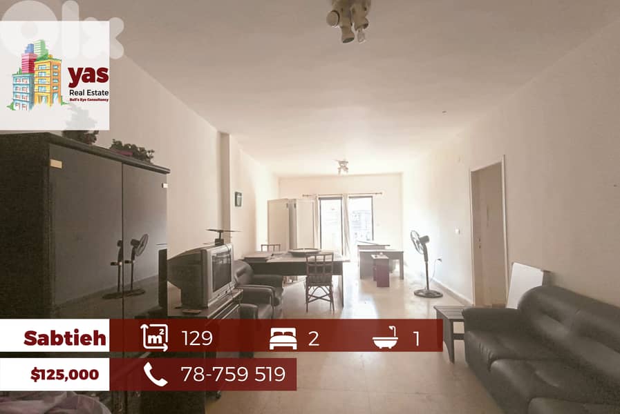 Sabtieh 129m2 | Well Maintained | Cal Street | Catch | AA 0