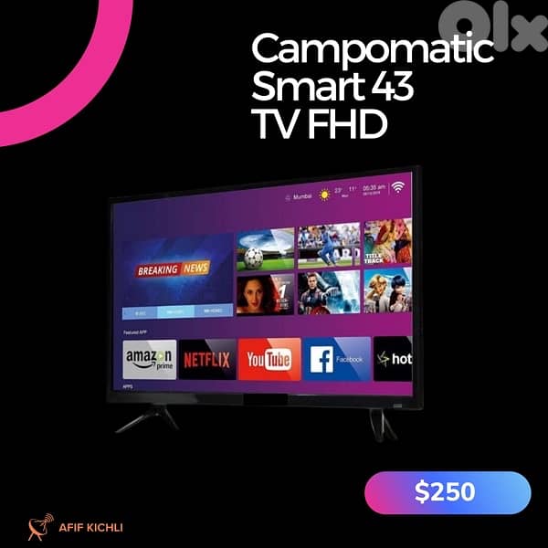 Campomatic Samsung LED 33-43-50-55-65-75 Smart 0