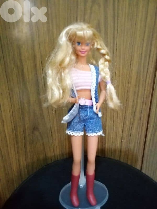STROLLIN FUN Barbie Mattel1995 Rare Vintage great doll wearing+Boots. 0