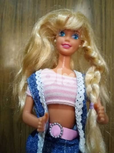 STROLLIN FUN Barbie Mattel1995 Rare Vintage great doll wearing+Boots.