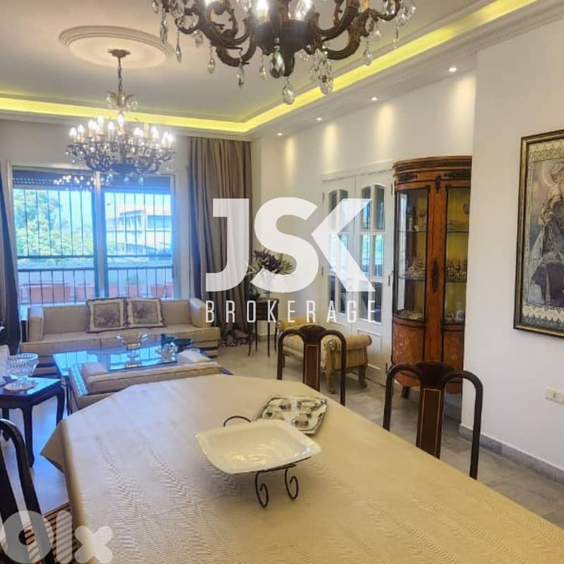 L19009 - Furnished Apartment With Terrace For Rent in Baabda, Brasilia 0