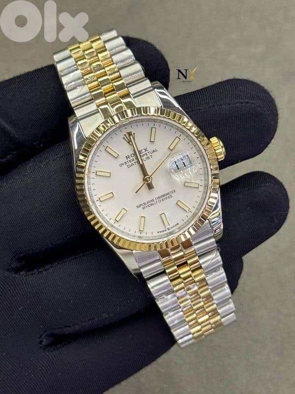 Rolex Datejust Two Tone Gold Premium 0