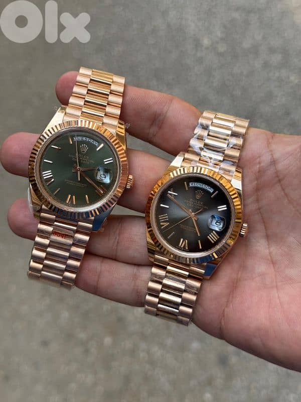 Rolex Daydate Rosegold Swiss Superclone 1.1 0