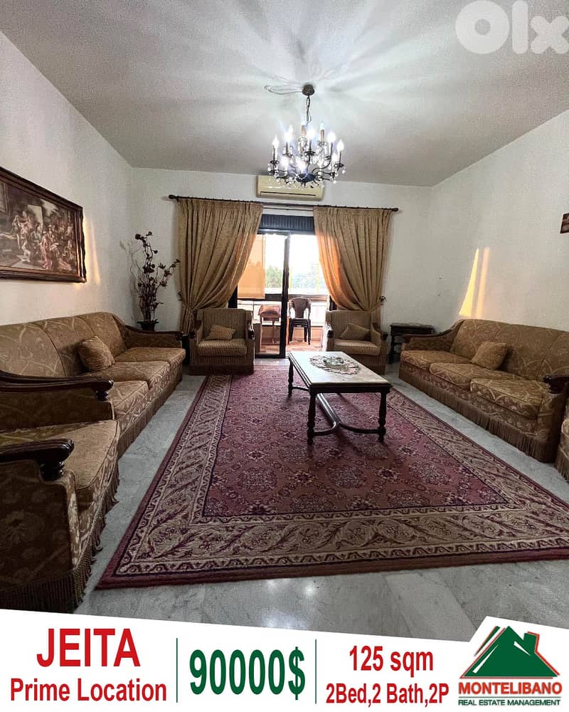 Prime Location 125 sqm Apartment For Sale in Jeita !!! 0