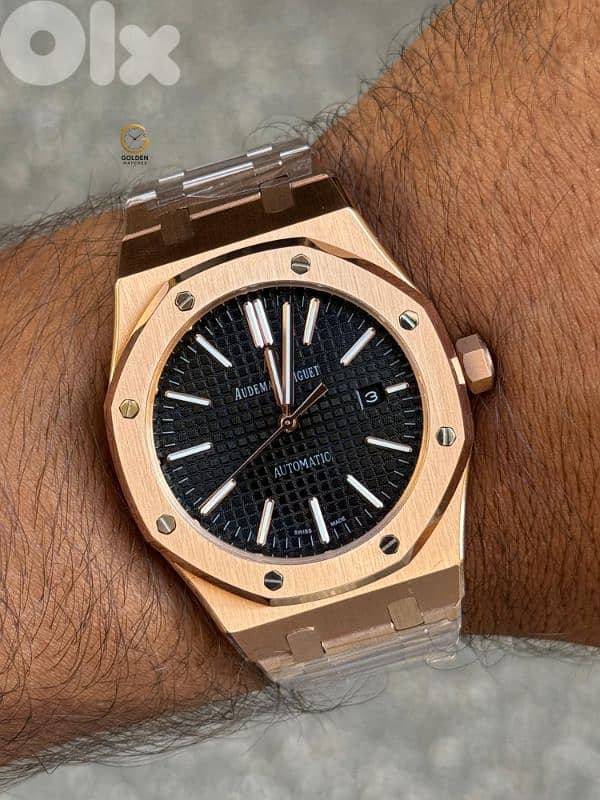 Audemars Piguet Rosegold Black Dial 0