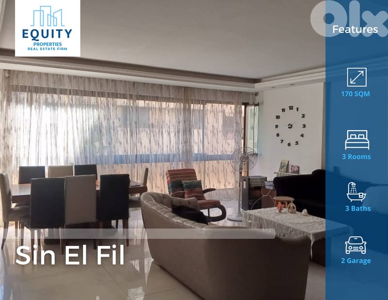 Furnished 170 SQM Apartment For Rent In City Rama شقة للإيجار#JR200664 0