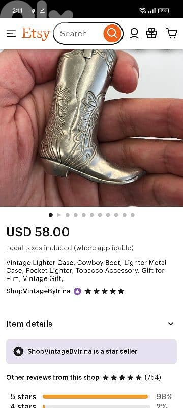 Marlboro Cowboy boot Lighter case 4