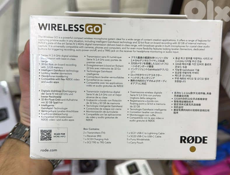 RODE WIRELESS GO III Compact Wireless Microphone System 1