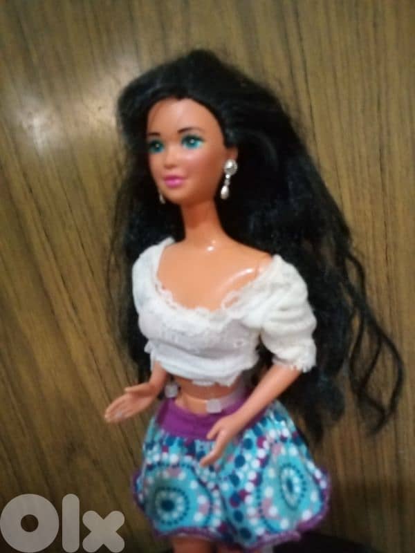 WESTERN FUN NIA Ultra Rare Mattel 1989 Great doll+brand tag wears =40 1