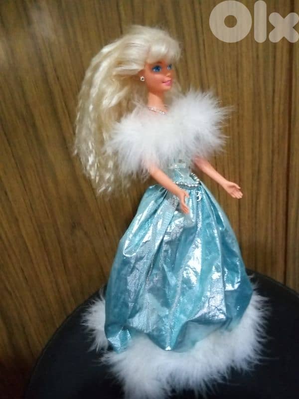 BUBBLE ANGEL Barbie Rare Mattel 94 Great doll wavy hair, big dress=37$ 7