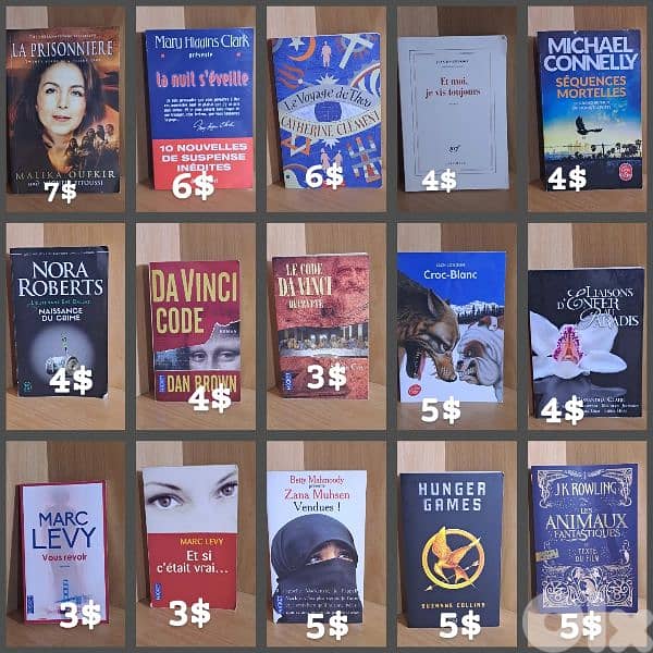 Different books, best sellers, new and used 0