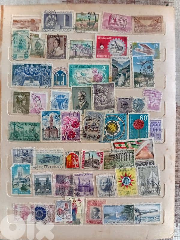 collection of old stamps 1