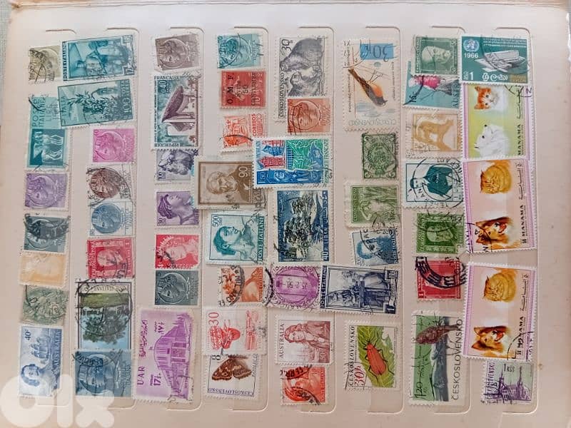 collection of old stamps 12
