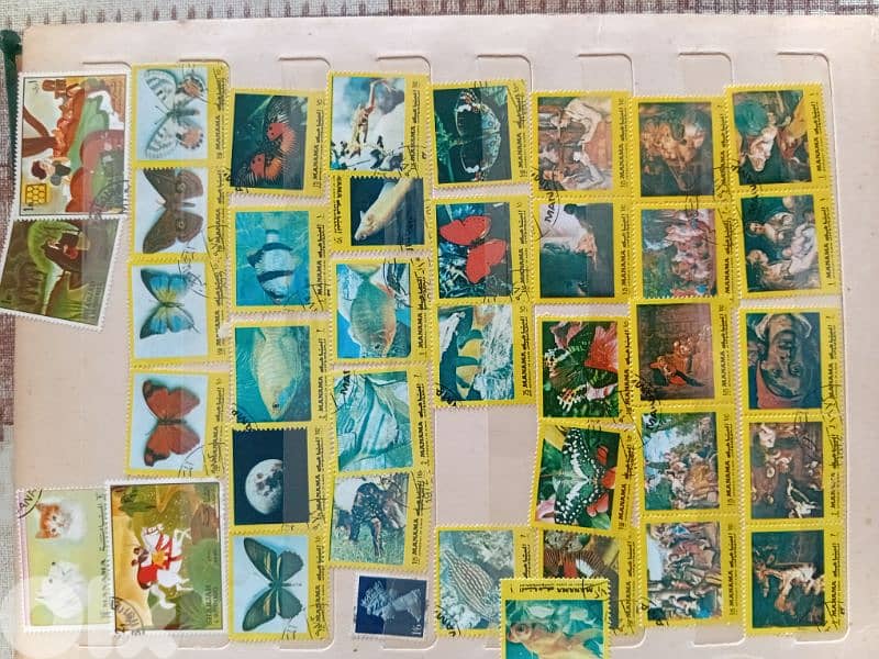 collection of old stamps 13