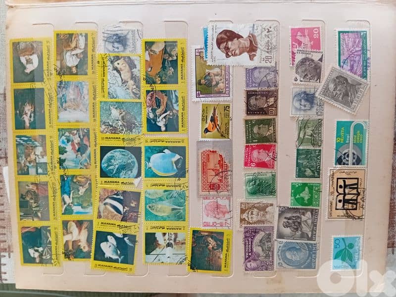 collection of old stamps 14