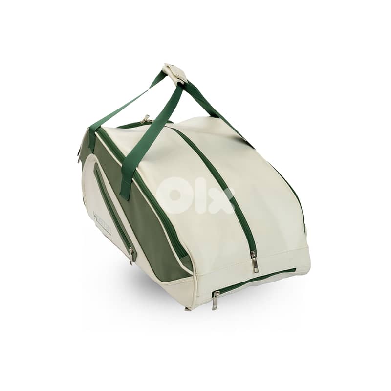 Hasten Padel Racket Bag White Green 2