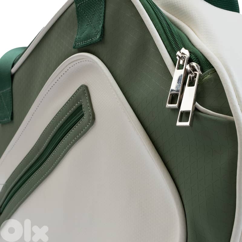 Hasten Padel Racket Bag White Green 7